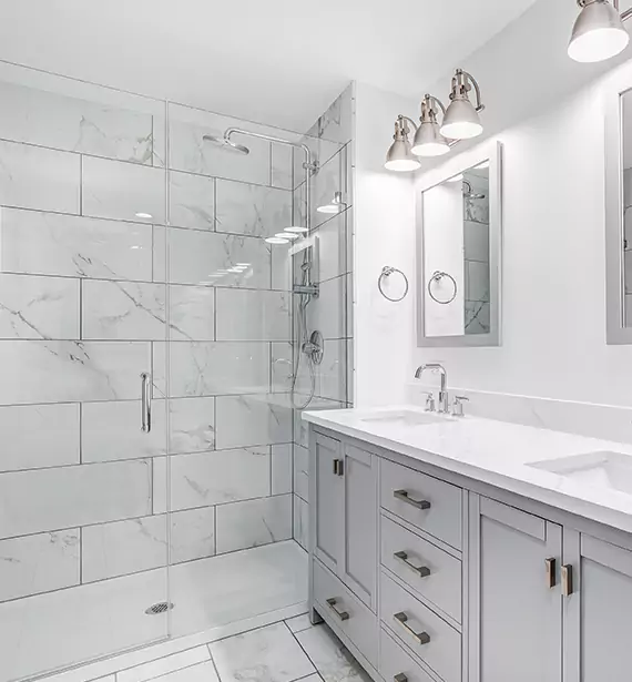 Tile Shower Remodel Sand Lake, WI