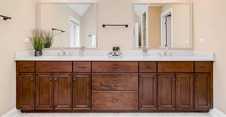 Bathroom Cabinet Renovation in Sand Lake